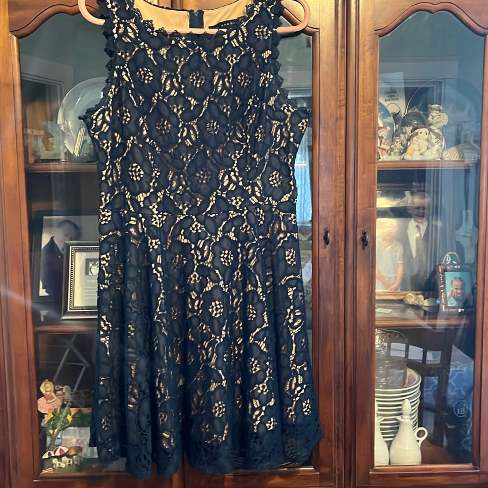 City Studio 13 Navy lace dress! Elegant!